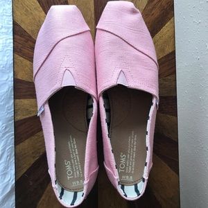 Toms alpargatas women’s size 9.5 in Pink